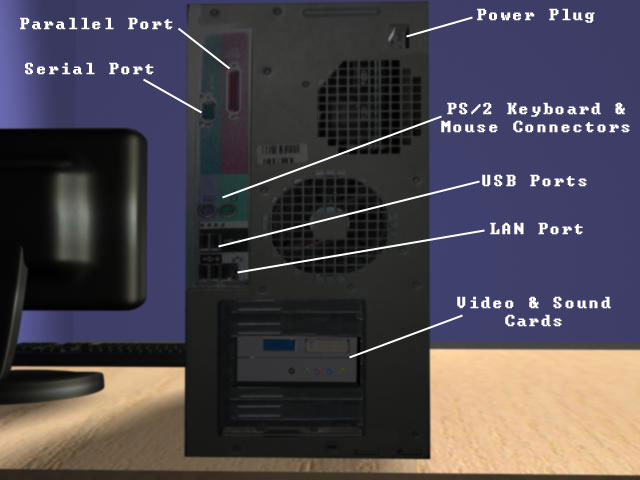 The Back of the Computer Tower